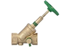 SCHLÖSSER ARMATUREN Schlösser Schrägsitzventil KFR Absperrventil Oberteil steigende Spindel DVGW Ausführung KFR Ventil mit Entleerung, Größe 3/4''