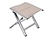 Produktbild Trendy-Home24 Aluhocker Fußhocker Gartenmöbel Camping Hocker Textilen (Beige) SSV