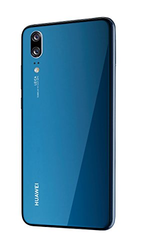 HUAWEI P20 Smartphone BUNDLE (14,7 cm (5,8 Zoll), 128GB interner Speicher, 4GB RAM, 20 MP Plus 12 MP Leica Dual Kamera, Android 8.1, EMUI 8.1) Blau + gratis Huawei AM61 Headset [Exklusiv bei Amazon] - Deutsche Version
