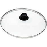 Tava ve Tencere i&ccedil;in Isıya Dayanıklı 30 cm Cam Kapak Tencere Tava Kapağı Tutma Başlığı Dahil