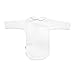 Cambrass Unisex Baby Interlock Round Collar Long Sleeve Bodysuit White 3 - 6 Months