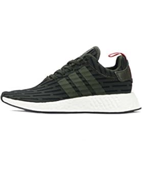 adidas  Adidas Nmd_r2, Herren Sneaker mehrfarbig Dark Green/Black/White 43 1/3 EU