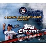 Preisvergleich Produktbild 2016 Topps Chrome Jumbo Baseball Hobby Box by Topps