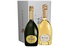 Coffret Vinaddict Champagnes Ruinart -R de Ruinart & Ruinart Blanc de Blancs