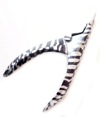 TRiMEDiX Professional 5" Silver Zebra Acrylic Nail Nippers RRP £14.99