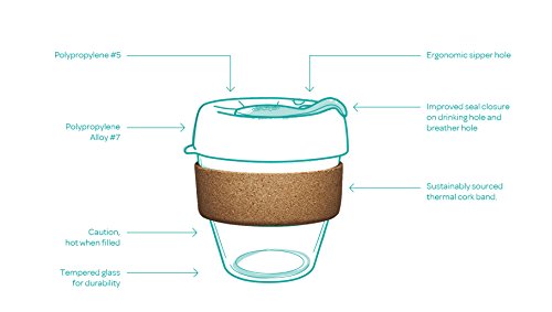 KeepCup Wiederverwendbarer Becher Thermobecher, Fika/expresso, 16 oz - 2