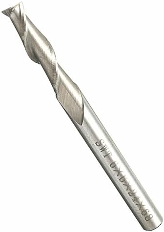 Wishfive 6mm 2 Flute End Mill Cutter Spiral Drill Bit CNC Tool