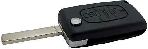 Chequers Motorstore Peugeot 3 Button 207 307 308 407 605 608 Remote Key Fob Case Smooth Blade