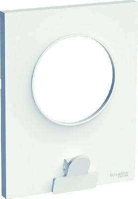 Schneider Electric Plaque simple Odace, SCHNEIDER ELECTRIC blanc brillant