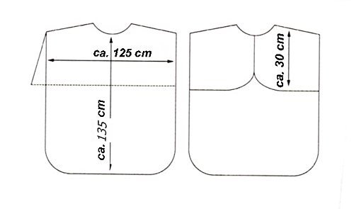 Friseurumhang FP SALON m. Hakenverschluss, stufenlos einstellbar – Farbe nach Wahl (schwarz) - 7