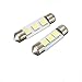 Produktbild GANTA® 2w 39mm festoon 3led smd5050 dc12v Kfz-Kennzeichen Kuppel Innenlicht LED-Lampe Auto führte Birne Parkplatz 2pcs