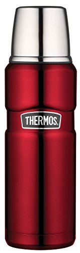 Thermos King Thermoskanne / Thermosflasche, 0,47 l, Edelstahl, Rot