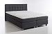 Produktbild Furniture for Friends Möbelfreude® Boxspringbett Venezia Anthrazit 140x200 cm H3 mit Füßen inkl. Visco-Topper, 7-Zonen Taschenfederkern-Matratze