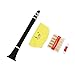 Produktbild F-blue Mini Lower B Schwarz ABS Klarinette und Korkfett Gelb Reinigungstuch Reeds Instrument Set