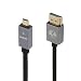 Produktbild P&A Micro-HDMI-Kabel 3 Meter / High-Speed HDMI Kabel v2.0 / 1.4a 3D 2160p PS4 SKY HD 4K Ultra HD Ethernet Audio Return / Micro HDMI Stecker (Typ D) zu HDMI Stecker (Typ A) Schwarz