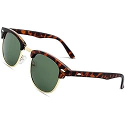 CGID Gafas de sol polarizadas retro medio marco clásico para Hombre y Mujer MJ56