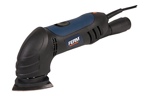 FERM DSM1009 Deltaschleifmaschine 280W – Mit 6-teiligen Schleifpapierset (P80) und Staubabsaugungsadapter - 7