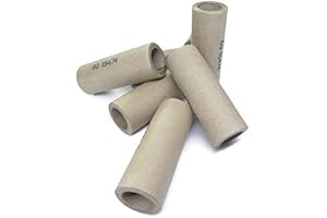 PyroPowders.de 19 x 28 x 76 mm tunga pappersrör, parallella pappersrör, kartong, mycket fast - olika tillgängliga kvantiteter Kartonggrå