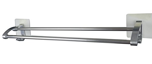 cathaybest Badezimmer Wand montiert Badezimmer Handtuch Handtuchstange Aufbewahrung Rack Aluminium - 2