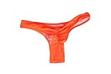 DODOING Damen Frauen Badehose Rüsche Design Badeanzüge G-String Brazilian Slip Bikini Bottom Bikinihose Tanga Unterwäsche Badeshorts Beachwear - 3
