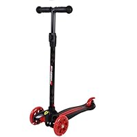 Ferrari Patinete de plástico 3 Ruedas, Color Negro, Talla única