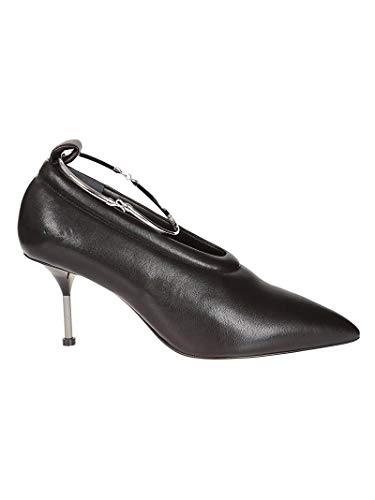 Preisvergleich Produktbild Jil Sander Damen Js31056f999 Schwarz Leder Pumps