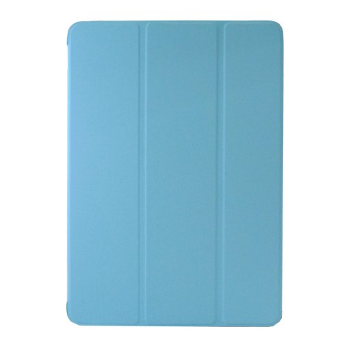 Khomo iPad Mini 4 Hülle Case Hellblaues Transparent Gehäuse mit doppelten Schutz ultra dünn und leicht, Smart Cover – Clear Blue - 2