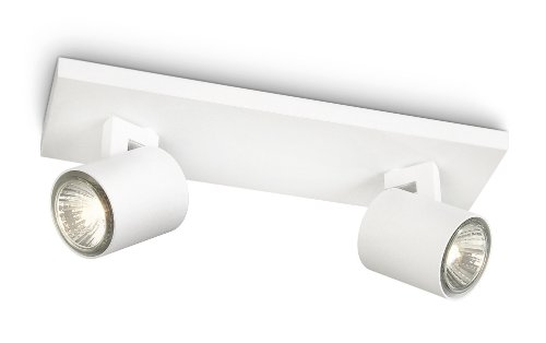 Preisvergleich Produktbild PHILIPS myLiving, Aufbauspot mit 2x35W, inklusive Leuchtmittel, 2-flammig 530923116