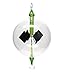 Produktbild Lichtmühle Solar Radiometer hängend 80mm klar/grün Lichtmühlen nach Crookes