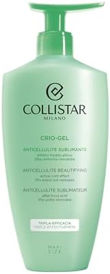 Collistar Crio-Gel Anticellulite Sublimante, Crema Corpo Anticellulite con Effetto Freddo Immediato, Azione Rimodellante, Drenante e Levigante, Pelle Liftata, Uniforme e Sublime, 400 ml