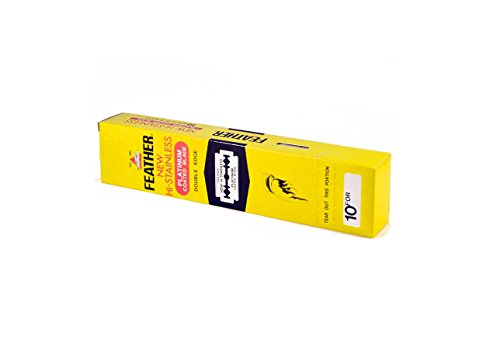 The Goodfellas 'Smile 100 Double Edge Razor Blades Feather New Hi Stainless