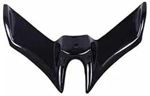 Amazers Choice Bike Winglet Light Visor Cap for Yamaha R15 V3 Small (Black) 01