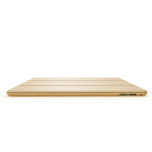 Khomo iPad Air 2 Hülle Case Golden Gehäuse mit doppelten Schutz ultra dünn und leicht, Smart Cover – Dual Gold - 5
