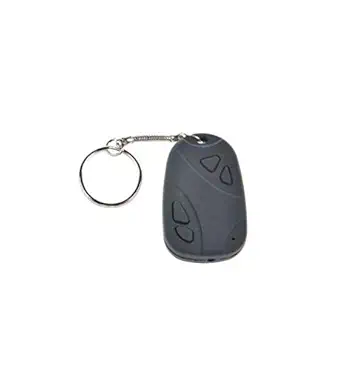 Krazzy Collection BieBer Top 808 #26 1080P KeyChain HD RC Mini Action Cam DVR H.264 POV Video Recorder (Loop Recording, Driver Recording) With Charger