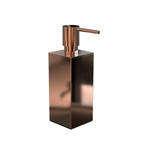 Preisvergleich Produktbild Frost Quadra Seifenspender, Kupfer BxH 6x18,5cm