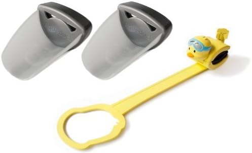 Aqueduck Child Faucet Extenders with Handle Extender, Gray