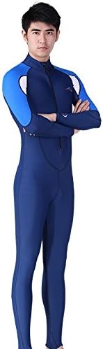 Divingking Lycra Scuba Dive Skins for Men or Women Snorkeling Equipment Water Sports Wet Jump Suits Jumpsuit Swimwear Wetsuit Rash Guards, s, men
