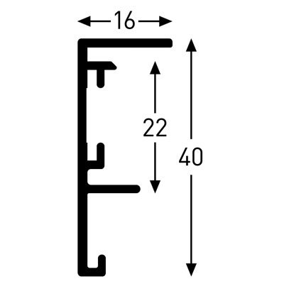Bilderrahmen FrameBox II von Nielsen Bilderrahmen für Sammler 60×80 Silber matt – Kunstglas - 2