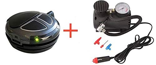 Inforad V4 GPS-Speed Camera Warning System Plus 8 Hour Rechargeable Battery Pack + Free Dunlop 12v Compresor