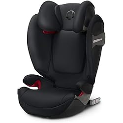 Cybex - Silla de coche grupo 2/3 Solution S-fix, para coches con y sin ISOFIX, 15-36kg, desde los 3 hasta los 12 años aprox., Lavastone Black