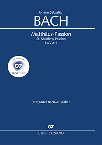 Preisvergleich Produktbild Matthäus-Passion (Klavierauszug): BWV 244