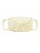 sourcingmap Women Beads Decor Floral Dots Pattern Daily Use Mouth Mask Beige