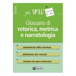 Glossario di retorica, metrica e narratologia