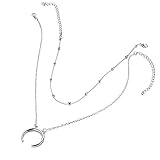 Múltiples capas de diseño hace que este collar de una joyería colección de moda perfecto para trajes de verano y casuales