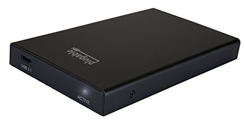 Easy-Transfer USB 3.1 Gen 2 SATA 6,3 cm Tragbare SSD/HDD Gehäuse (Thunderbolt 3 Port Kompatibel, inklusive beiden usb-c & USB 3.0 Kabel, passt 6,3 cm SSDs und Festplatten bis 11 mm) - 4
