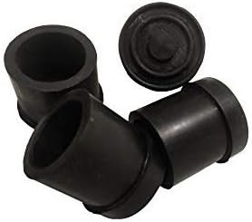 AKURA, Floor Protector Round Rubber Cap/Bush/Shoes for Furniture Feet Chair Table (Size - 25 x 25 mm / 1" x 1") Pack of 20