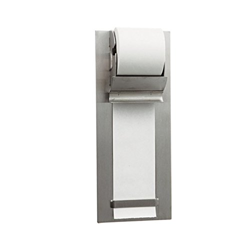 Louis Tellier N8033 - Bloc de Notas con Rodillo y sujetalápices (Acero Inoxidable)