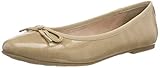 Flexible Laufsohle Tamaris Damen 22123-21 Geschlossene Ballerinas, Beige (Nude Patent 253), 40 EU