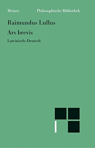 Preisvergleich Produktbild Ars brevis (Philosophische Bibliothek)