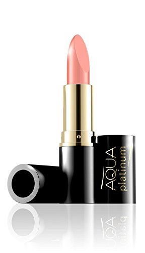 Eveline Cosmetics Aqua Platinum Deckender Lippenstift mit Vitamine C und E Make-Up Lippen Farbauswahl , Farbe:485